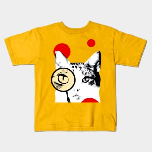 Up Close Cat Kids T-Shirt